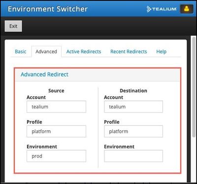 Tealium Tools_Environment Switcher_Advanced Tab_Advanced Redirect.jpg