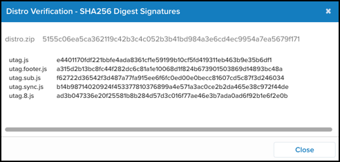 SHA256 Distro Verification File Sample