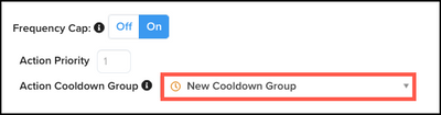 Select Action Cooldown Group for Connector