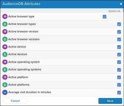 DataAccess Working with AudienceDB and EventDB Adjusting AudienceDB Attributes